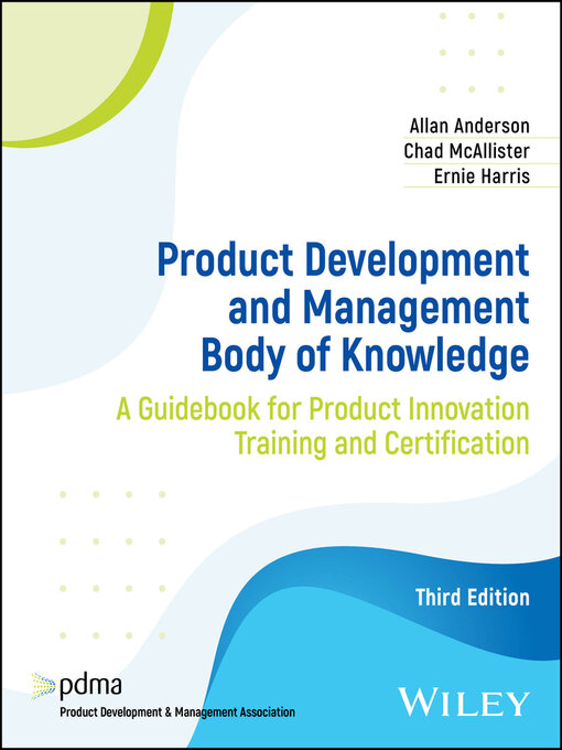 Title details for Product Development and Management Body of Knowledge by Allan Anderson - Available